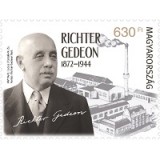 2022 150 éve született Richter Gedeon - Bélyeg